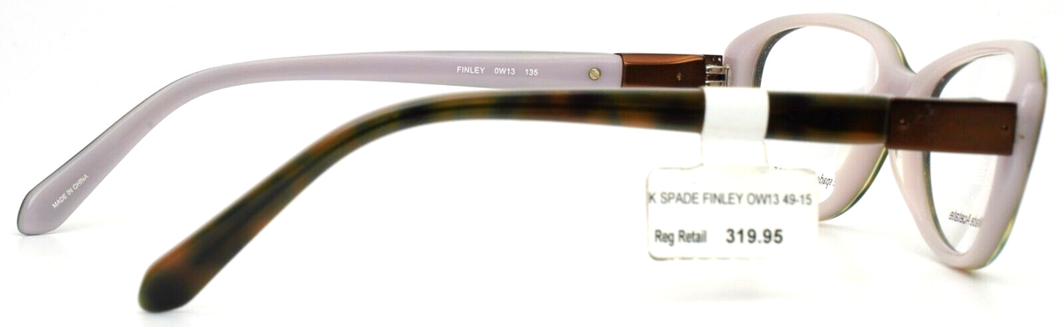Kate Spade Finley OW13  eyeglasses frames KATE SPADE Finley 0W13 Tortoise Lilac Womens Oval Eyeglasses  main image 3