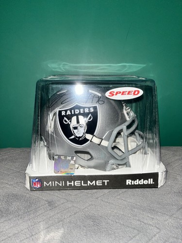 Mini casco autografato Jacobi Meyers con BAS - Foto 4 di 4