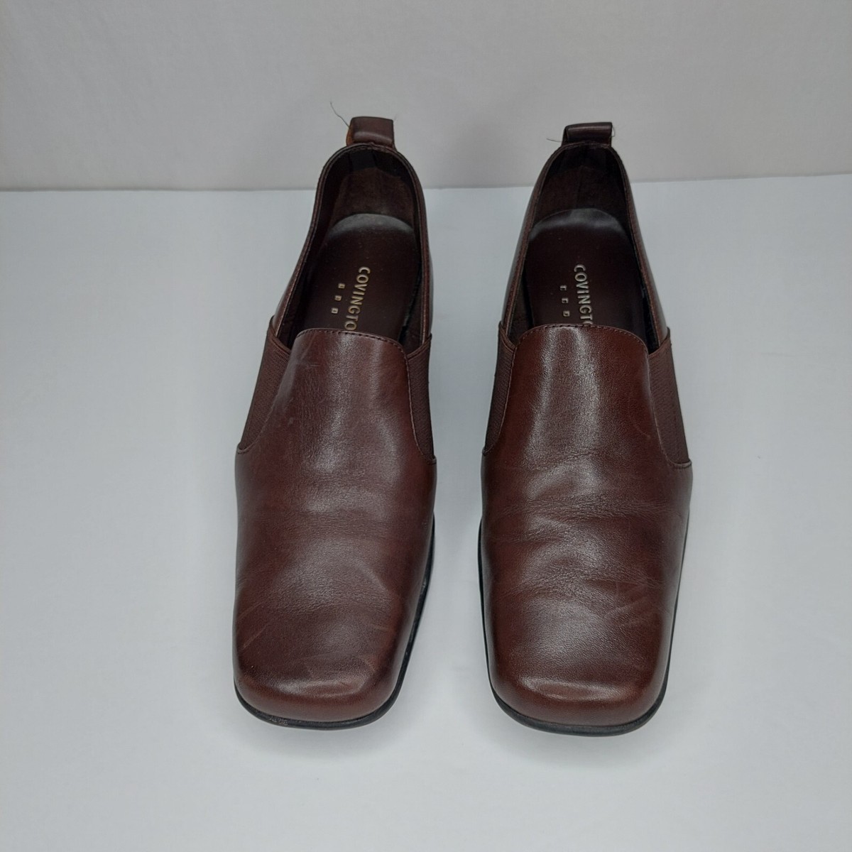 Covington Rich Brown Leather Loafers Covington Leather Loafers for Women | Mercari main image 2