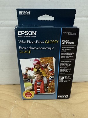 Epson Value Inkjet Photo Paper, Bright White | Sealed