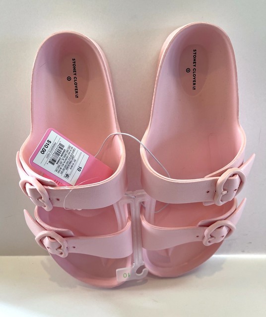 STONEY CLOVER LANE X TARGET WOMEN'S SLIDE SANDALS LIGHT PINK HEART SZ 10 for sale online | eBay