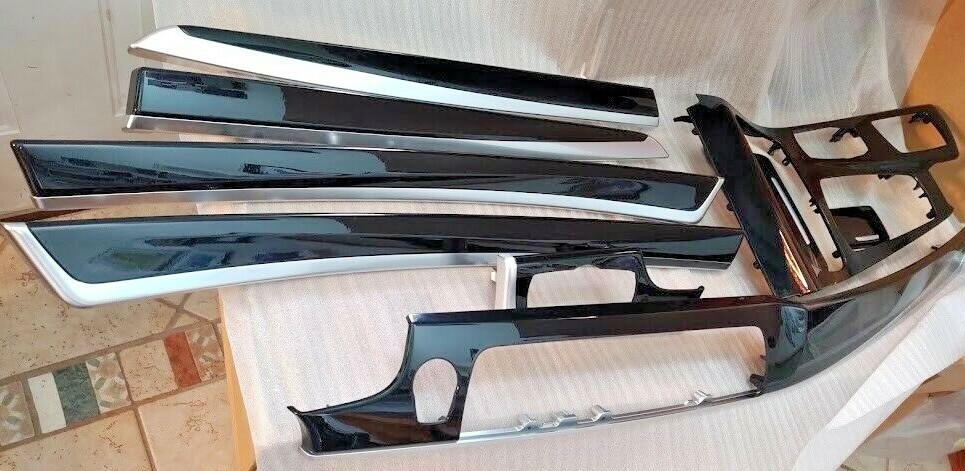 BMW OEM F10 F11 F18 2011-2016 5 Series Gloss Black Interior Trim