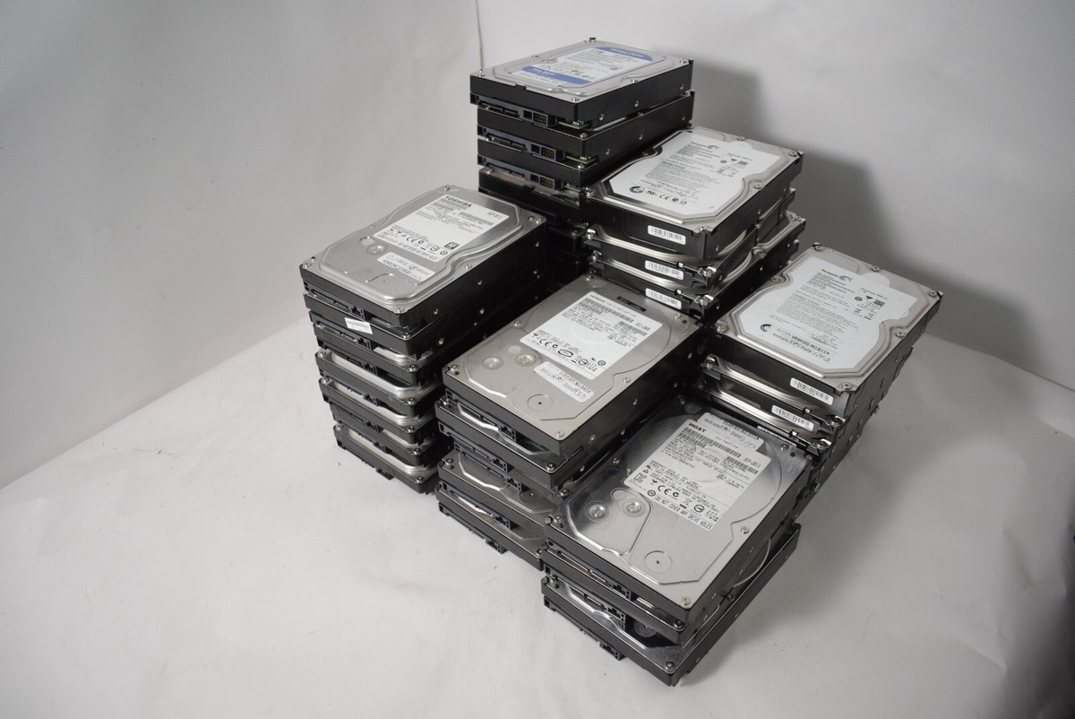 Used 1 Terabyte Hard Disk Drives | Wiped and Formatted | GRAB N