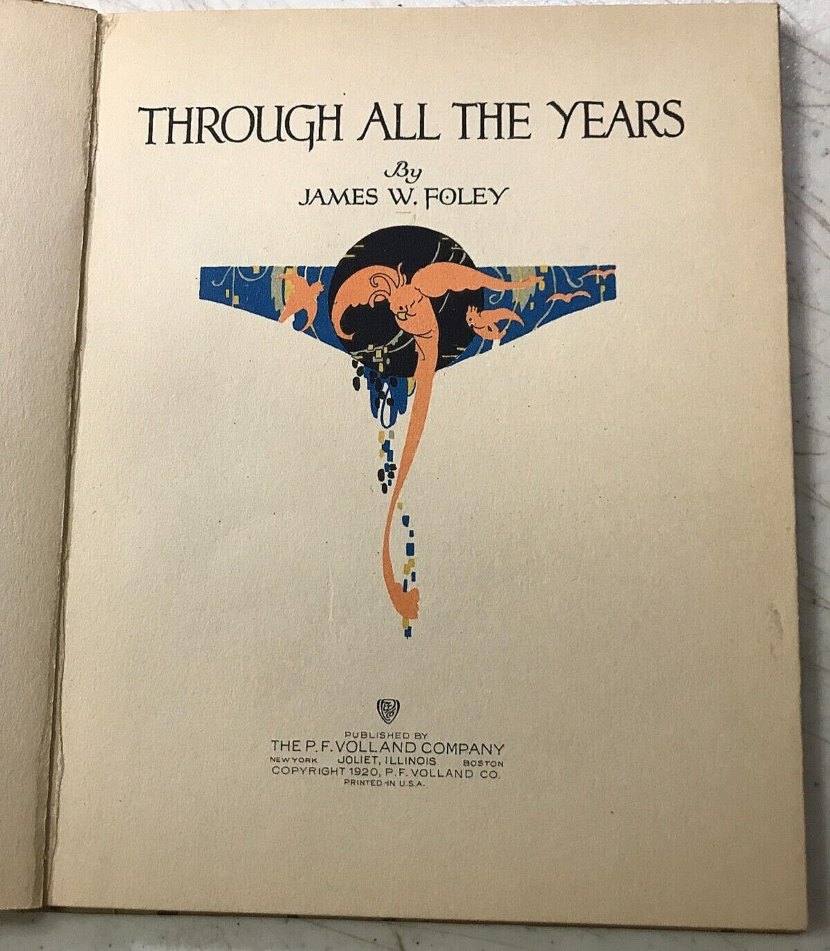Antique Through All The Years James W Foley Greeting Album Louisville