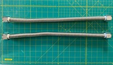 2 -Flexible Stainless Steel Water Heater Supply Lines 3/4"FIP X 18". FIPx3/4"