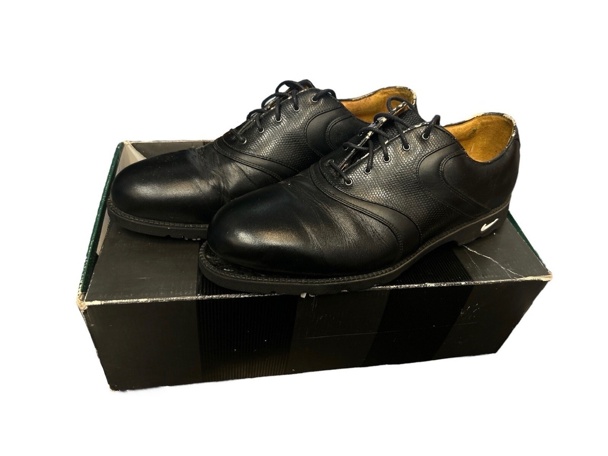 Nike Golf Duracomfort Air Accel Classic Black Shoes New .. Never worn Size 9 Vintage Nike Golf Spikes Shoes Duracomfort Air Accel Classic  main image 3