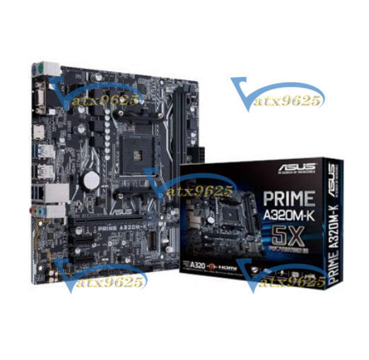 Asus Prime PRIME A320M-K Desktop Motherboard A320 Chipset Socket