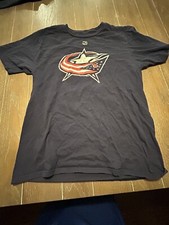 nick foligno 71 Shirt Reebok Large Women’s Columbus Blue Jackets
