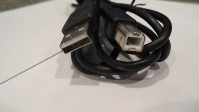 Printer Cable USB - Black Printer Cable to Computer USB Printer Scanner Cable Hi