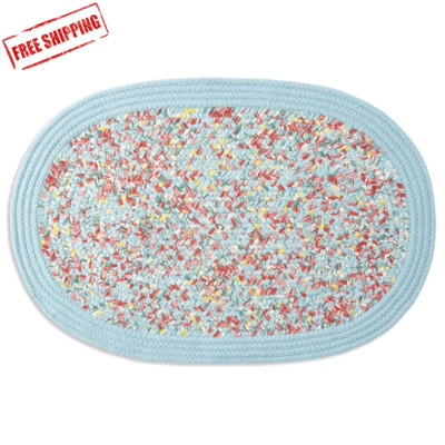 The Pioneer Woman Rustic Vintage Floral Geometric Kitchen Mat 20''W x 30''L    