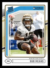 2024 Donruss #362 Bub Means Rookie Card New Orleans Saints