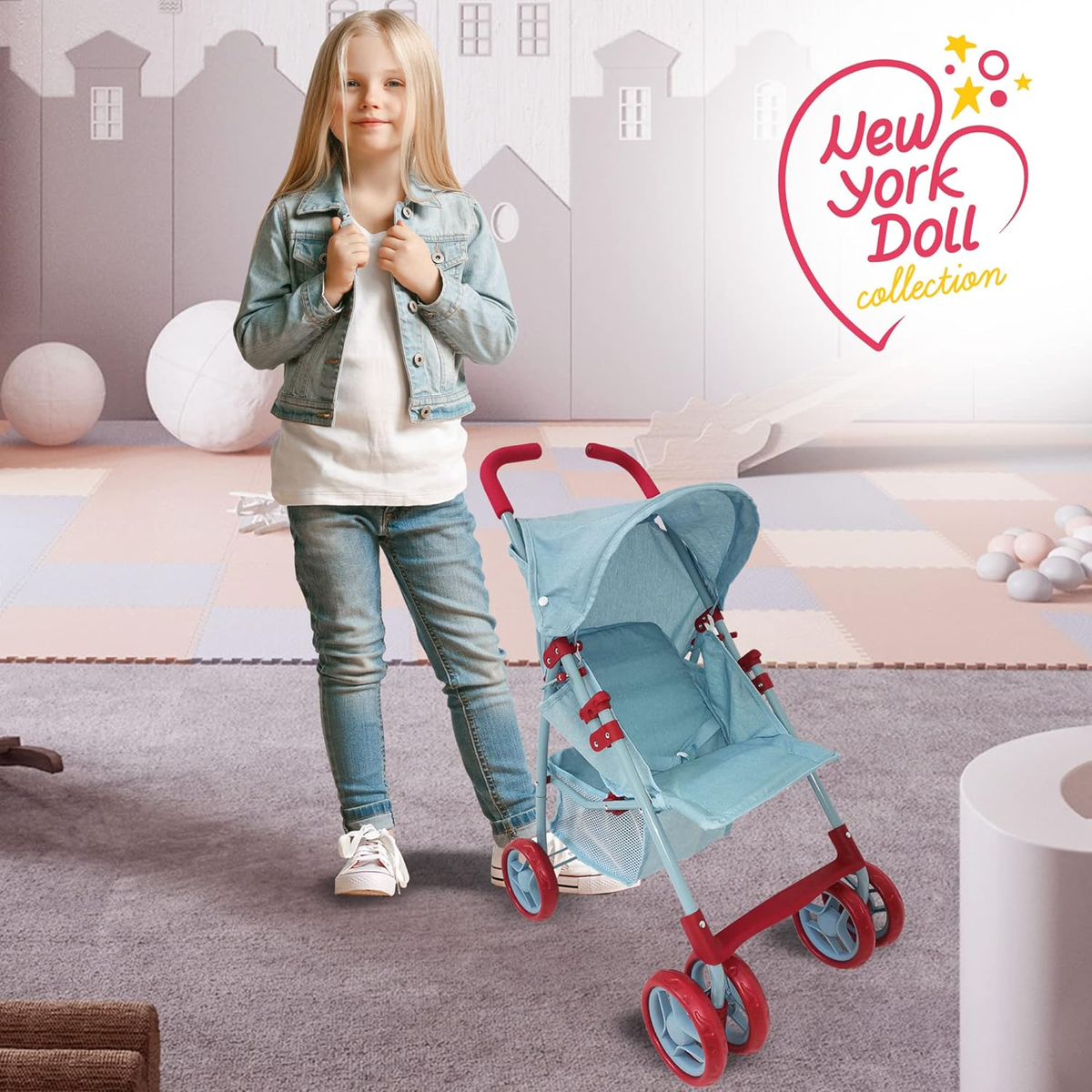 Baby Doll Doller 9.84x19.29x20.87 Pouce Poussette Poupée