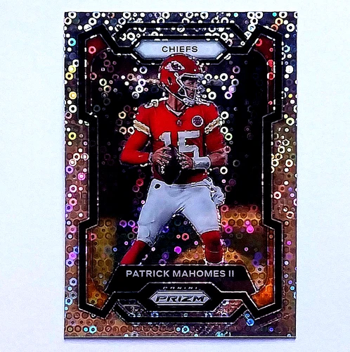 🪩2023 Prizm Patrick Mahomes II🪩NO HUDDLE SILVER DISCO PRIZM SP🪩