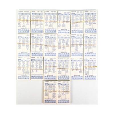Strat-O-Matic Baseball Complete Se  Baseball (1967 Complete Season Card Bag VG+