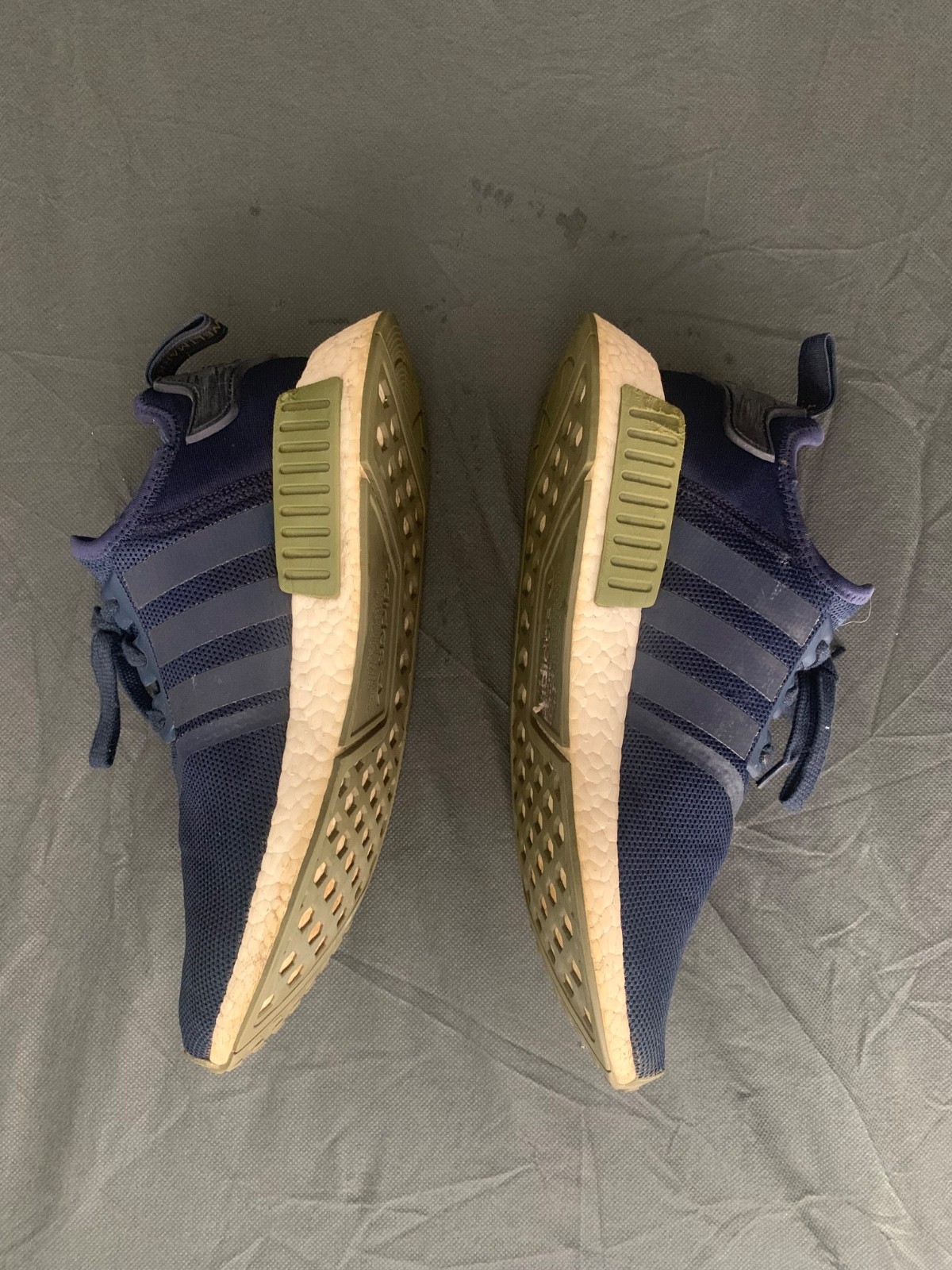 Adidas NMD R1 Boost, color : Blue, size 9.5, in good condition.  thumbnail 4