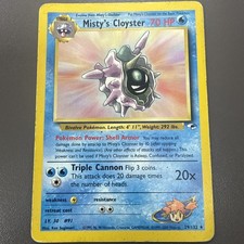 Misty's Cloyster 29/132 Rare Gym Heroes Pokemon Unlimited HP on eBay