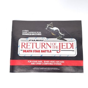 Atari 2600 Star Wars Return Of The Jedi  Death Star Battle CIB Complete In Box 