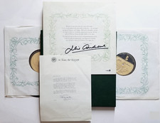 Julie Andrews SIGNED Ltd Ed Franklin Mint Company 2 Record Vinyl Box Set JSA COA