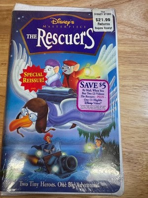 Disney Masterpiece The Rescuers VHS New Sealed