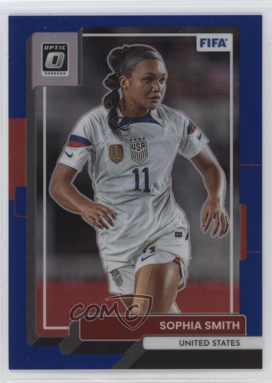 2022-23 Panini Donruss Optic Blue Prizm 77/99 Sophia Wilson Smith #129 05bh