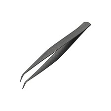 ANEX Tweezers Stainless Steel Non-Adhesive AA Type Curved Tip 125mm No. 143 From