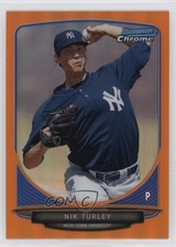2013 Bowman Chrome Prospects Orange Refractor 15/25 Nik Turley #BCP146 7xr