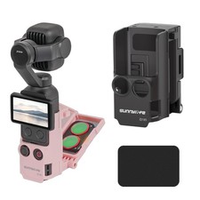 For DJI Osmo Pocket 4P 4 3 Camera Magnetic Quick-Release Mount Base w/Filter Box