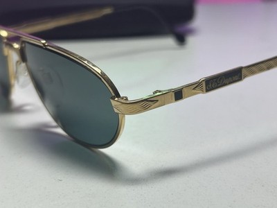 RARE VINTAGE ST DUPONT D065 23KT GOLD PLATED EYEGLASSES AUSTRIA