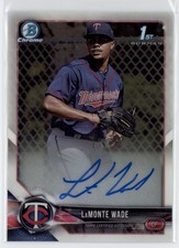 2018 LaMonte Wade Bowman Chrome   Auto  RC     #BCPA-LW (21C893) $6 MAX SHIP