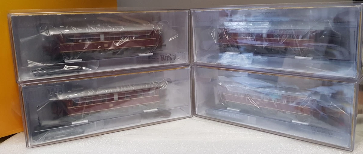 Brawa 46785, 4er Set Personenwagen "Donnerbüchsen" der DB, Ep. III, H0, NEU&OVP