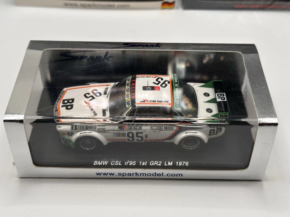 Spark 1/43 BMW CSL S1569 - LM 1976 #95 - RARE - Immagine 2 di 4