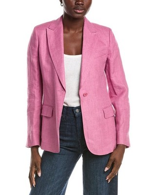 Weekend Max Mara Nalut Linen Blazer Women's Pink 2