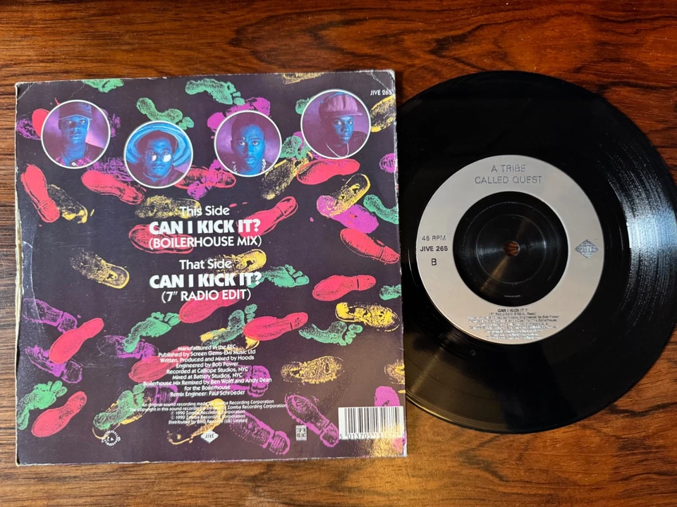 A TRIBE CALLED QUEST - CAN I KICK IT? - UK - 7" SINGLE - 1990 - Image 2 of 2