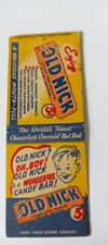 Old Nick Candy Bar Bobtail Matchcover Lot 719 No Tariff Fee