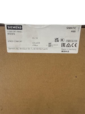 Siemens SIMATIC HMI KP400 Comfort 6AV2124-1DC01-0AX0 Comfort Panel   NEU & OVP