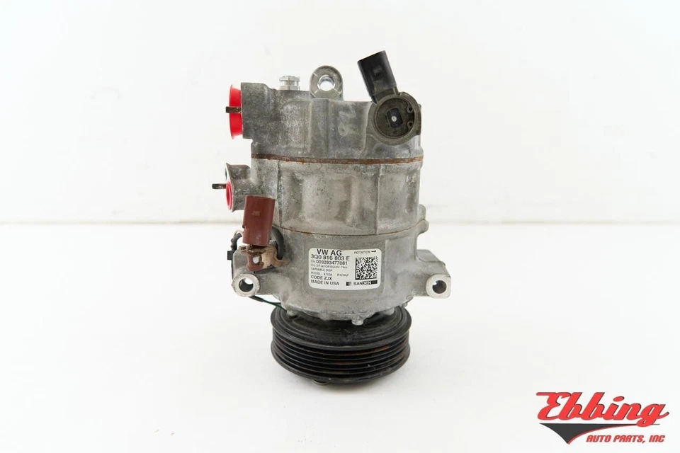 AC Compressor Assembly ID: 3Q0816803D Fits 2019-2024 Volkswagen Tiguan 707193 - Image 3 of 4