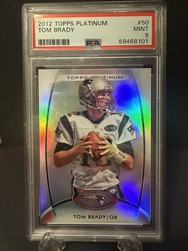 2012 Topps Platinum - Tom Brady #50 PSA 9 Patriots