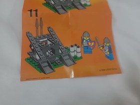 Lego Castle Black Knights 1491 Dual Defender Set 1992 Incomplete W Instructions