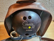 Vintage Drilled Columbia 300 Yellow Dot 13 lbs Bowling Ball w/Bag, Shoes