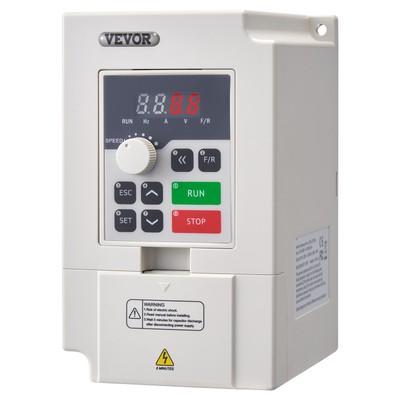 VEVOR Frequenzumrichter 3PS 5A 3-phasig 380V Eingang auf 3-phasig 0 380V Ausgang