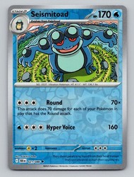Seismitoad 021/086 Black Bolt Reverse Holo Uncommon
