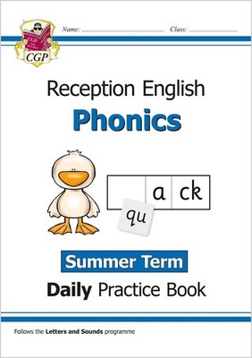 Reception Phonics Daily Practice Book: Summer Term by CGP Books Paperback Book