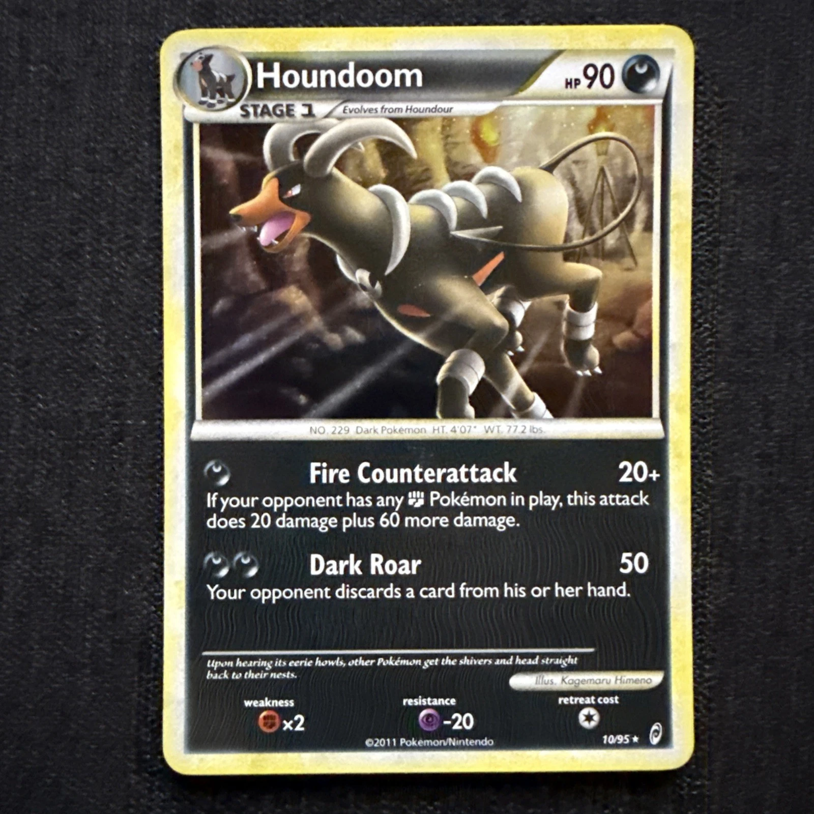 Pokemon Houndoom 10/95 Call of Legends Holo NM