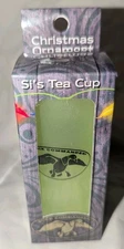 Duck Dynasty Commander Uncle Si's Green Tea Cup Christmas Ornament