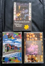 3 PRINCE Cassette TAPES - Purple Rain, Around The World, Diamonds  Pearls -USED