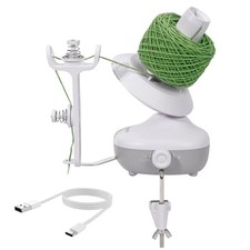 Yarn Winder, Electric Yarn Ball Winder for Crocheting, Compact Yarn Cake Wind...