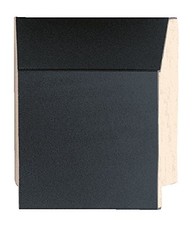 Picture Frame Moulding Wood 18Ft Bundle - Contemporary Black Finish - 2.5" Wid