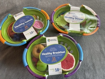 Learning Resources New Sprouts Breakfast, Lunch & Dinner Baskets