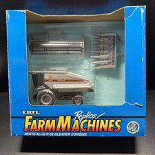 Tractor de juguete Ertl Farm Machines Deutz-Allis 1992 R-52 recolector combinado nuevo