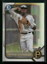 2022 Bowman Draft #BDC-1 Yordany De Los Santos Chrome Refractor
